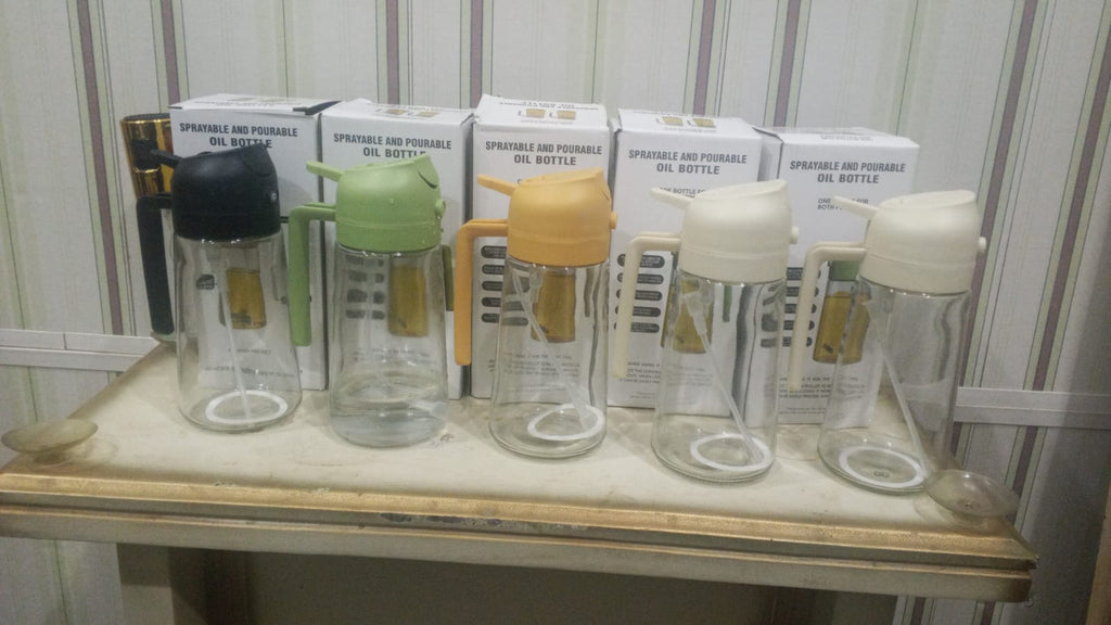 2-in-1 Sprayable & Pourable Oil Bottle