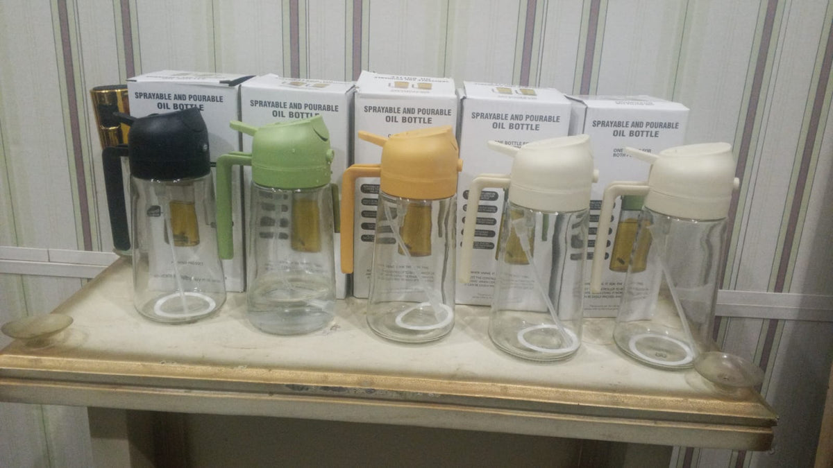 2-in-1 Sprayable & Pourable Oil Bottle