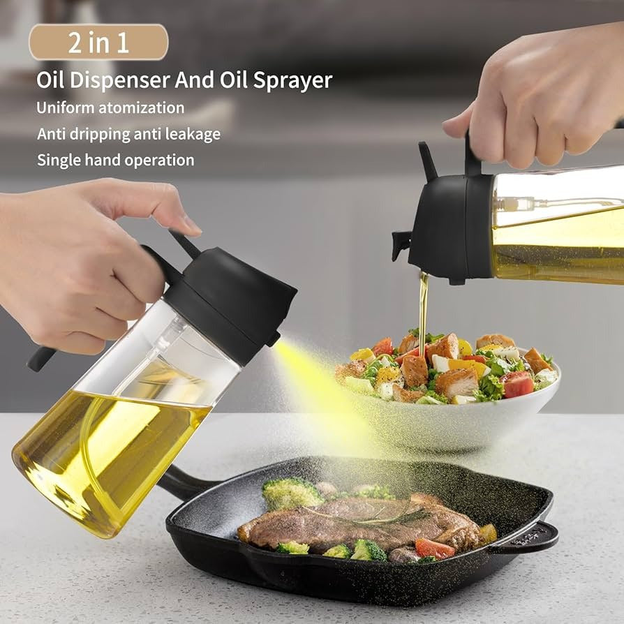 2-in-1 Sprayable & Pourable Oil Bottle
