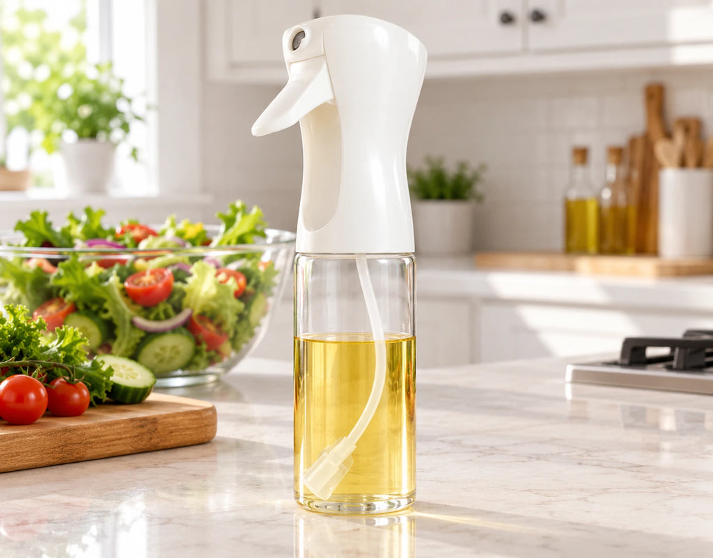 White Trigger Oil Spray Bottle
